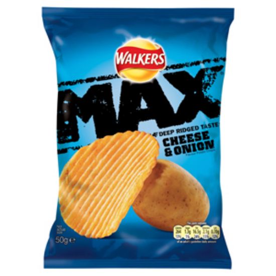 Picture of Walkers Max Cheese & Onion 50G x24